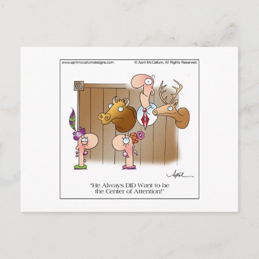 CENTER OF ATTENTION漫画はがき ポストカード (正面)