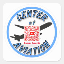 Center of Aviation Stickers - YouTubeチャンネル