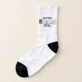 Center of the Musical Universe Alto Clef Socks ソックス (左外側)