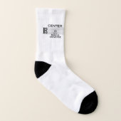 Center of the Musical Universe Alto Clef Socks ソックス (右外側)