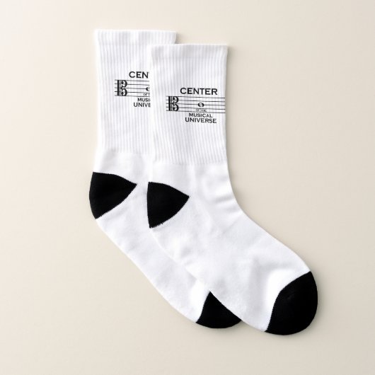 Center of the Musical Universe Alto Clef Socks ソックス (ペア)