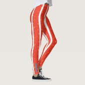 Center Ring: Red and White Star-Striped Leggings レギンス (右)