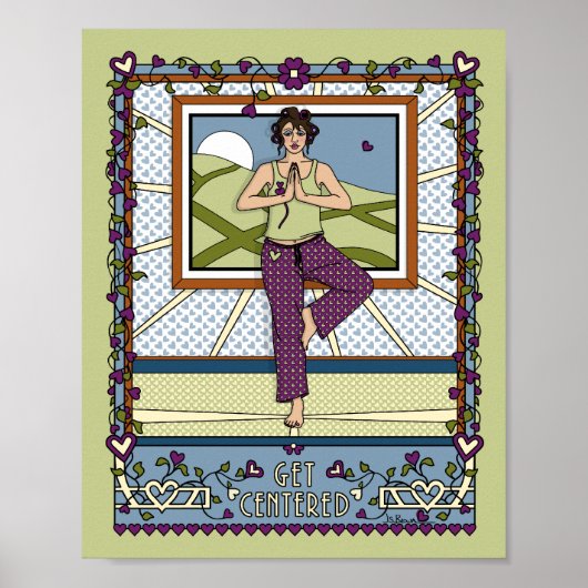 Centered_A_8x10ポスターの取得 ポスター (正面)