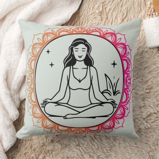 Centered Serenity クッション (ブランケット)