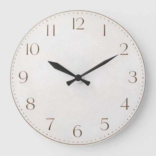 Centered Time ラージ壁時計 (正面)