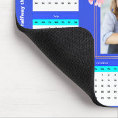 Centerpiece Deskパーソナライズされたフォトカレンダー マウスパッド (コーナー)