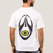Centervilleの種族のフットボール Tシャツ (裏面)