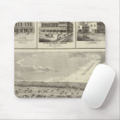 Centervilleの1875年のビジネスを担当するアイオワ州Cherokee マウスパッド (マウス)