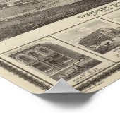 Centervilleの1875年Cherokee, Iowa ポスター (角)