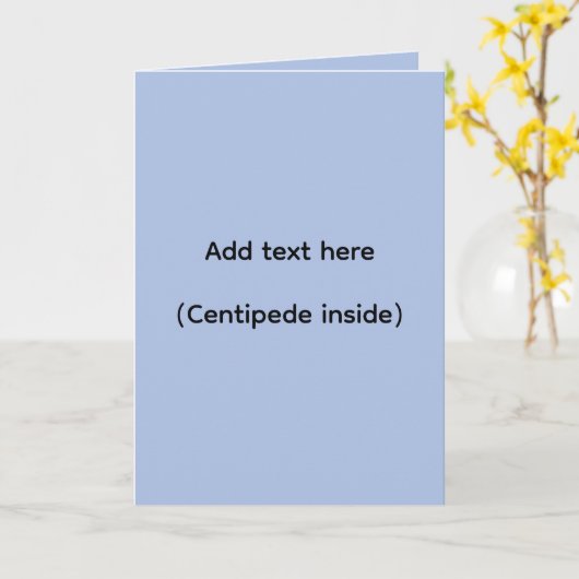 Centipede  カード (黄色い花)