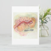 Centipede Greeting Card 招待状 (スタンド正面)