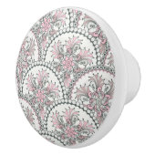 Centleのヴィンテージパターン セラミックノブ (右)