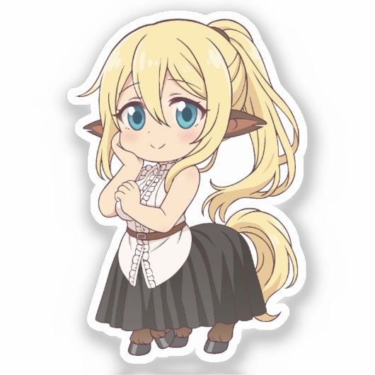 Centorea Shianus Chibi Monster Girl シール (正面)