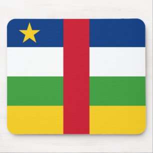 Centrafriqueの旗のマウスパッド マウスパッド