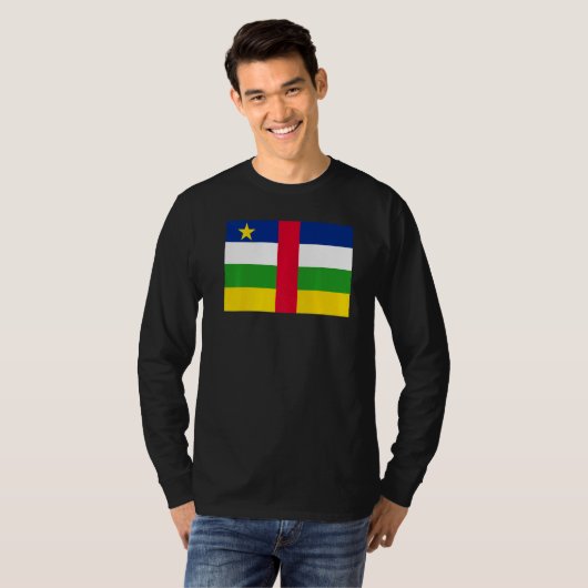 CENTRAL AFRICAN REPUBLIC FLAG BANGUI Tシャツ (正面フル)