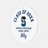 Central Bucks South Ornament Christmas Holiday メタルオーナメント (正面左)