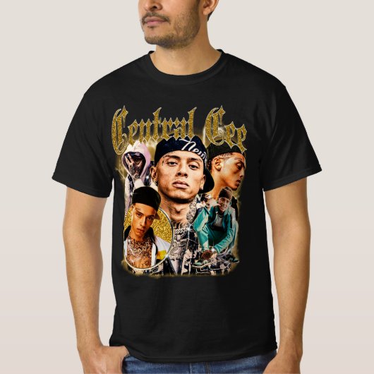 Central Cee - イギリスのラッパー Tシャツ (正面)