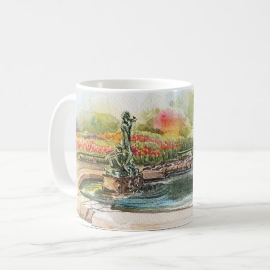 Central Park Conservatory Garden mug コーヒーマグカップ (正面左)