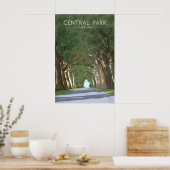 Central Park East Ham Travel Poster ポスター (キッチン)