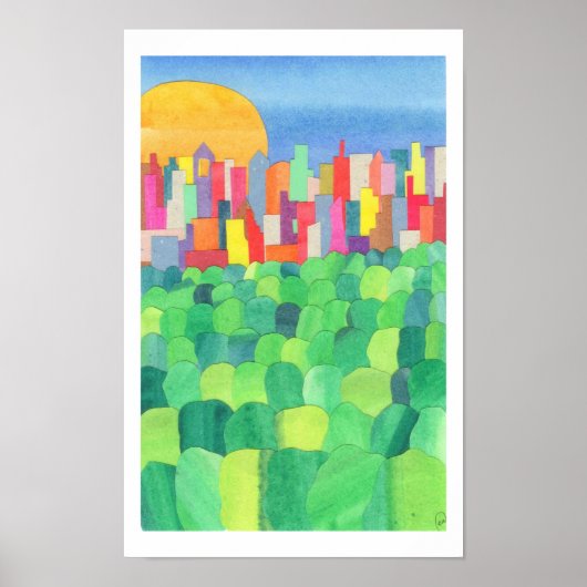 Central Park from the Roof of the Met ポスター (正面)