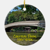 Central Park, New York セラミックオーナメント (裏面)