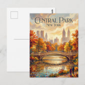 Central Park New York ポストカード (正面/裏面)