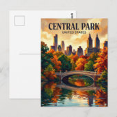 Central Park New York State ポストカード (正面/裏面)