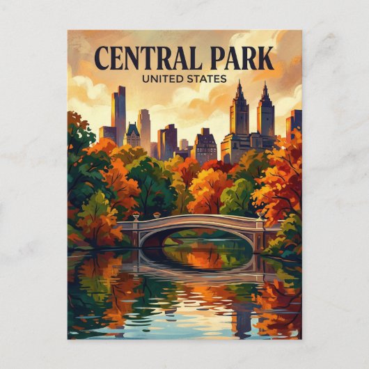 Central Park New York State ポストカード (正面)