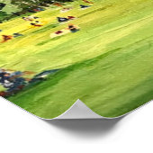 "Central Park" painting by Willowcatdesigns ポスター (角)