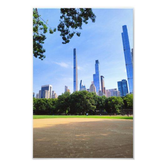 Central Park View – New York City Skyline Photogra フォトプリント (正面)