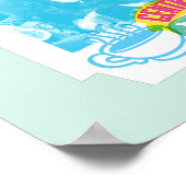 Central Perk Neon Graphicで会う ポスター (角)