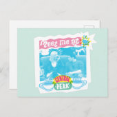 Central Perk Neon Graphicで会う ポストカード (正面/裏面)