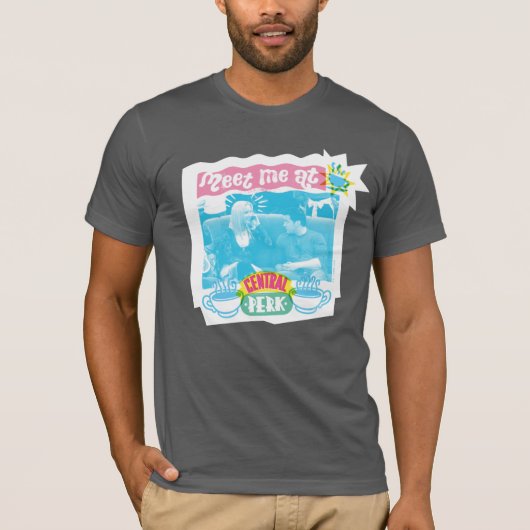 Central Perk Neon Graphicで会う Tシャツ (正面)