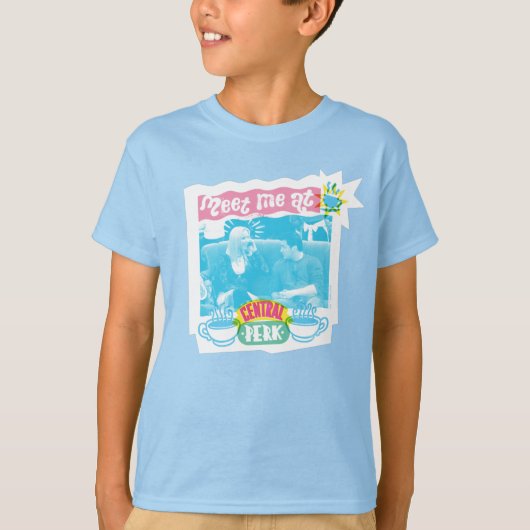 Central Perk Neon Graphicで会う Tシャツ (正面)