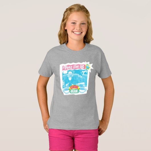 Central Perk Neon Graphicで会う Tシャツ (正面フル)
