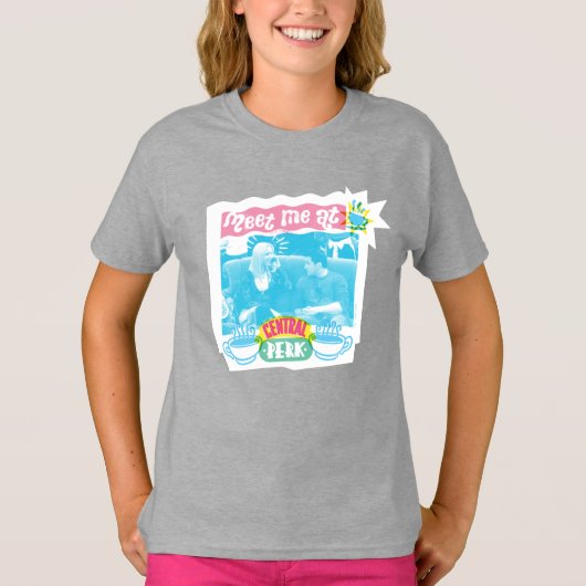 Central Perk Neon Graphicで会う Tシャツ (正面)