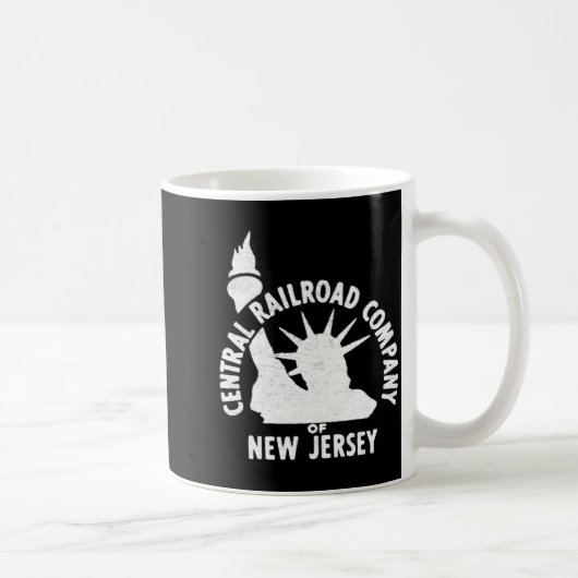 Central Railroad Of New Jersey _1 コーヒーマグカップ (右)