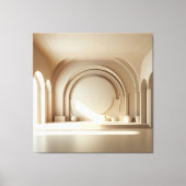 Central Sphere Composition キャンバスプリント (正面)