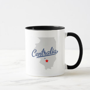 CentraliaイリノイILのワイシャツ マグカップ