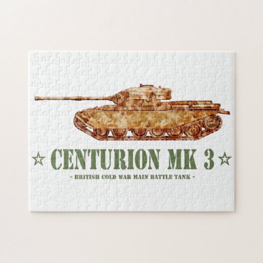 Centurion MK 3戦車冷戦の英国MBT ジグソーパズル (横)