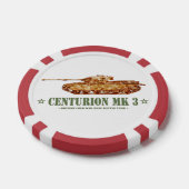 Centurion MK 3戦車冷戦の英国MBT ポーカーチップ (シングル)