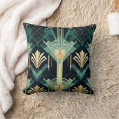 Century 1 -アールデコパターンブレンド クッション (ブランケット)