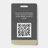 Century 21不動産仲介業者IDカード バッジ (Back)