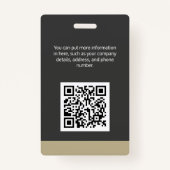 Century 21不動産仲介業者IDカード バッジ (裏面)