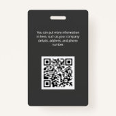 Century 21不動産仲介業者IDカード バッジ (裏面)