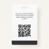 Century 21不動産仲介業者IDカード バッジ (裏面)