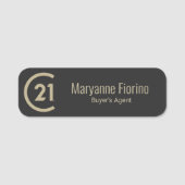 Century 21名タグ 名札 (正面)