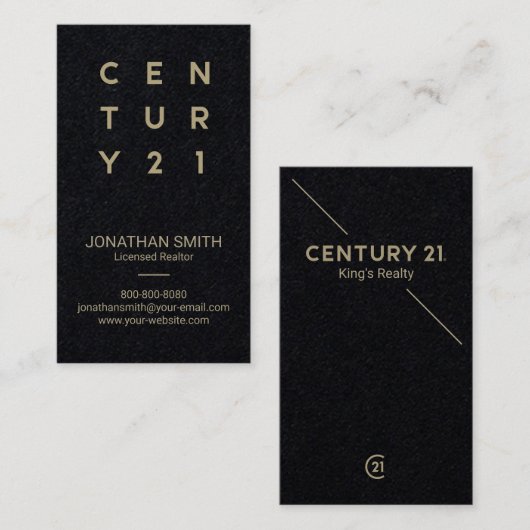 Century 21名刺 名刺 (正面/裏面)