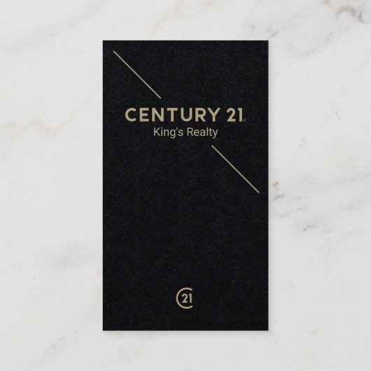 Century 21名刺 名刺 (裏面)