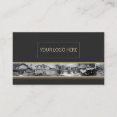 Century 21名刺（黒）金ゴールド 名刺 (裏面)